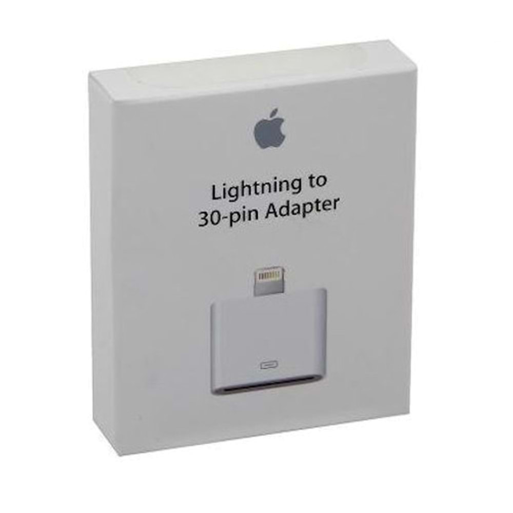Apple Lightning to 30 pin Adaptör Orjinal MD823ZM/A (Outlet) (Apple Türkiye Garantilidir)