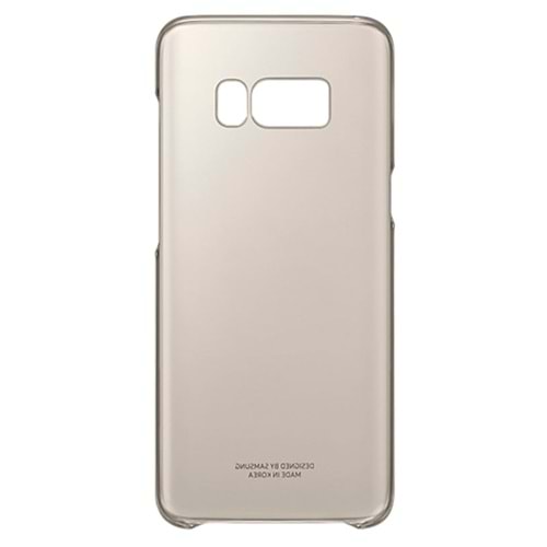 Samsung Galaxy S8 Orjinal Clear Cover Gold - EF-QG950CFEGWW (Outlet)