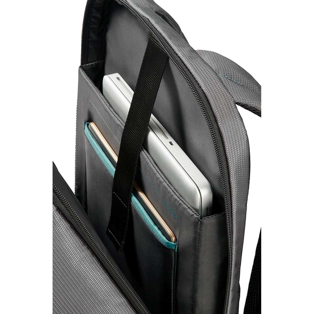 Samsonite 16N-09005 15.6 inç QIBYTE Dizüstü Bilgisayar Sırt Çantası Antrasit 76373-1009-1CNU