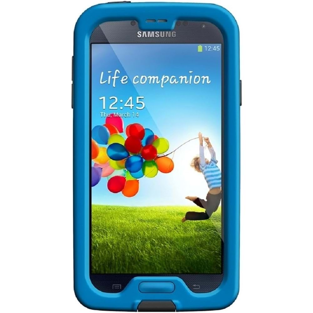 LifeProof su geçirmez Kılıf Samsung Galaxy S4 ile Uyumlu Mavi