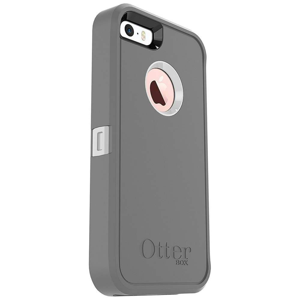 OtterBox Iphone SE/5/5S Defender Kılıf Gri-Beyaz