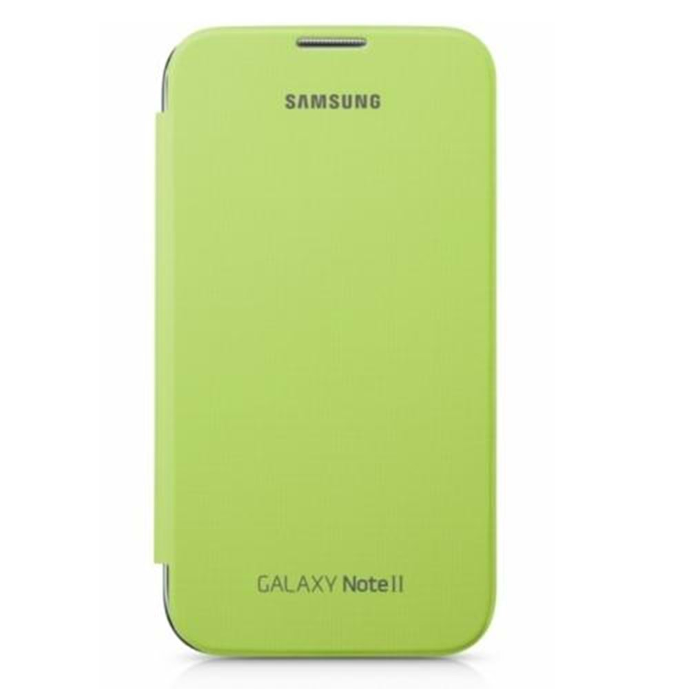 Samsung N7100 Galaxy Note 2 Orjinal Flip Cover Kılıf Sarı - EFC-1J9FLEGSTD