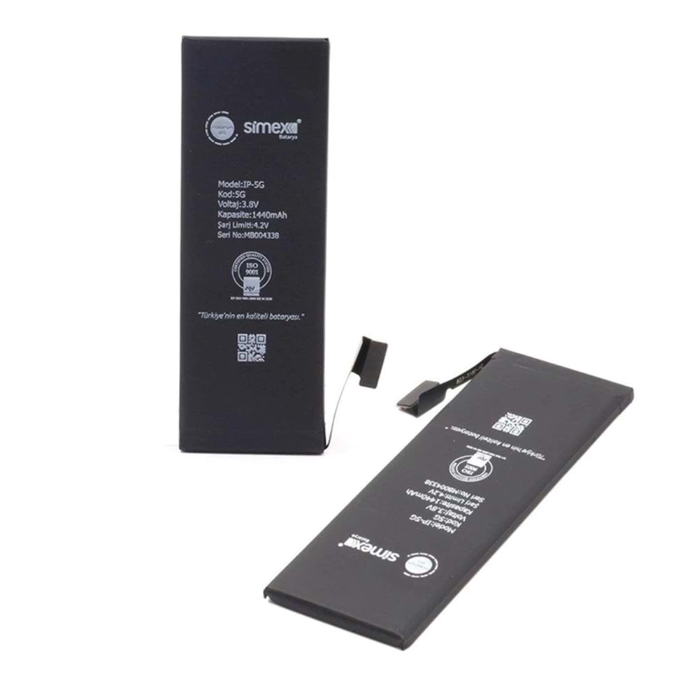Simex iPhone 5 Batarya 1440mAh