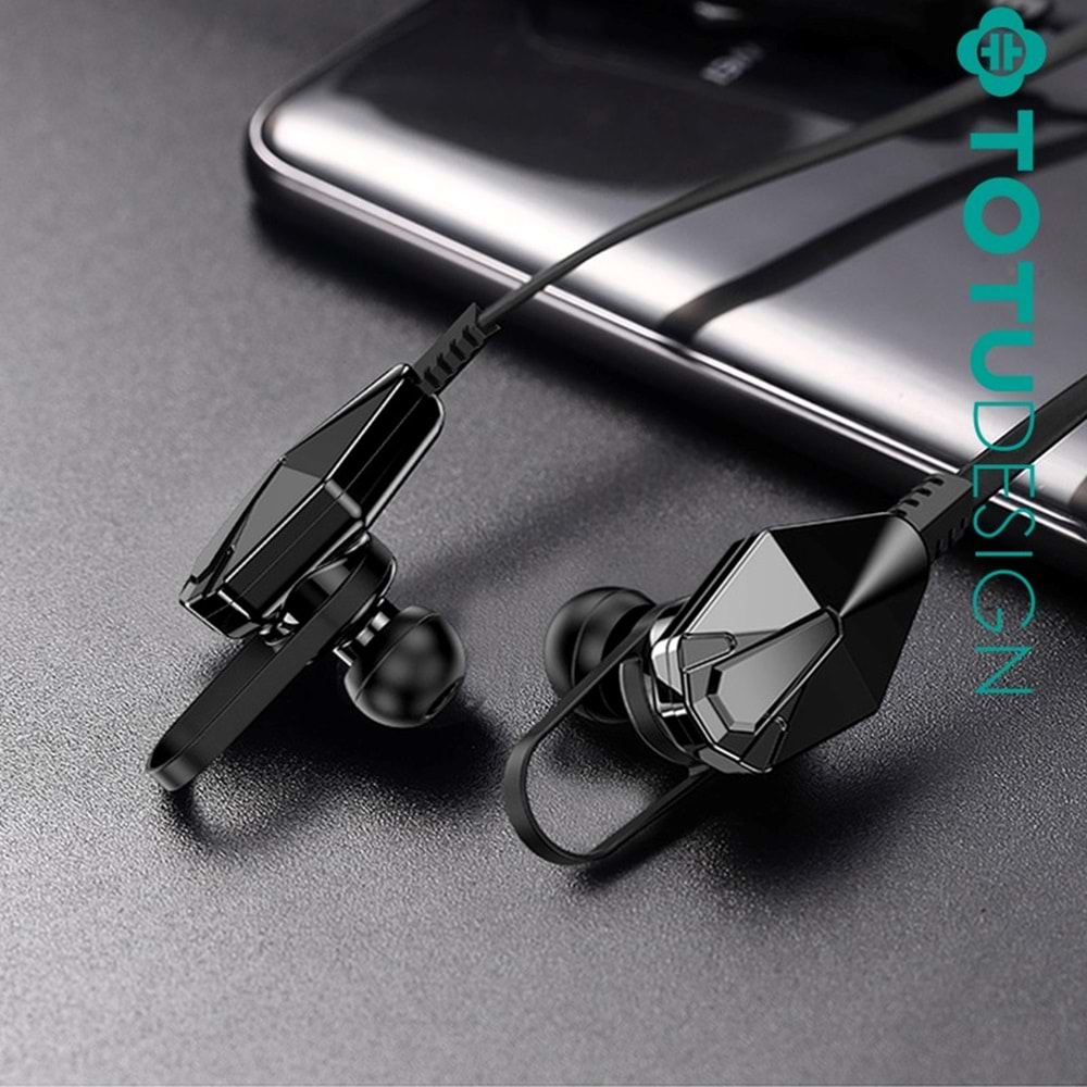 Totu Design Bluetooth Kulaklık - Siyah EAUB-11