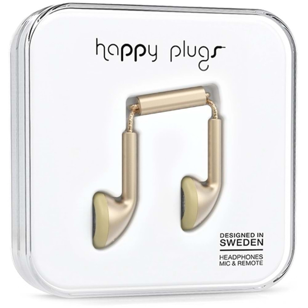 Happy Plugs Kulak içi Kulaklık Şampanya 7831