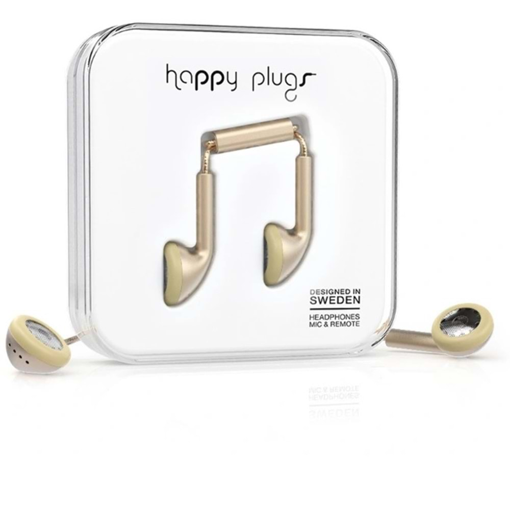 Happy Plugs Kulak içi Kulaklık Şampanya 7831