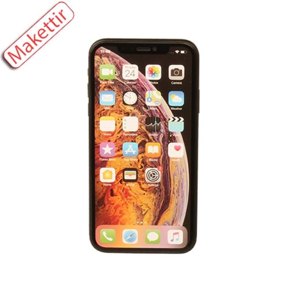 Apple iPhone XS Max Dummy Maket Telefon 1 Sınıf A Kalite - Siyah