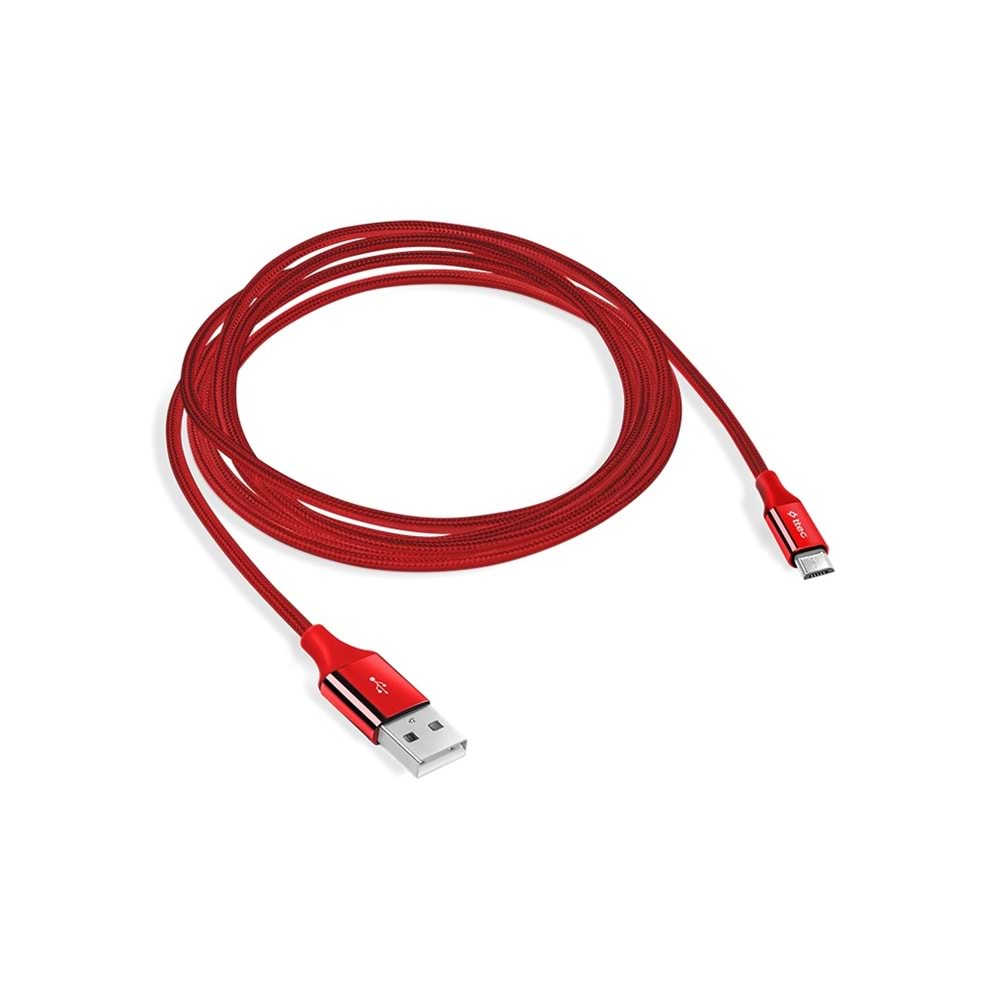 Ttec AlumiCable Micro USB Kablo Kırmızı 1.20 cm - 2DK11K