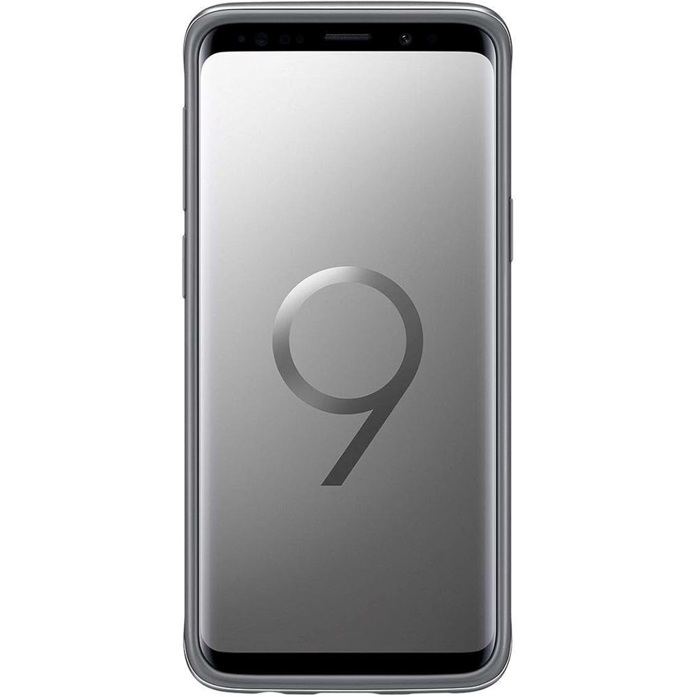 Samsung Galaxy S9 Orjinal Protective Stanting Cover Gümüş - EF-RG960CSEGWW