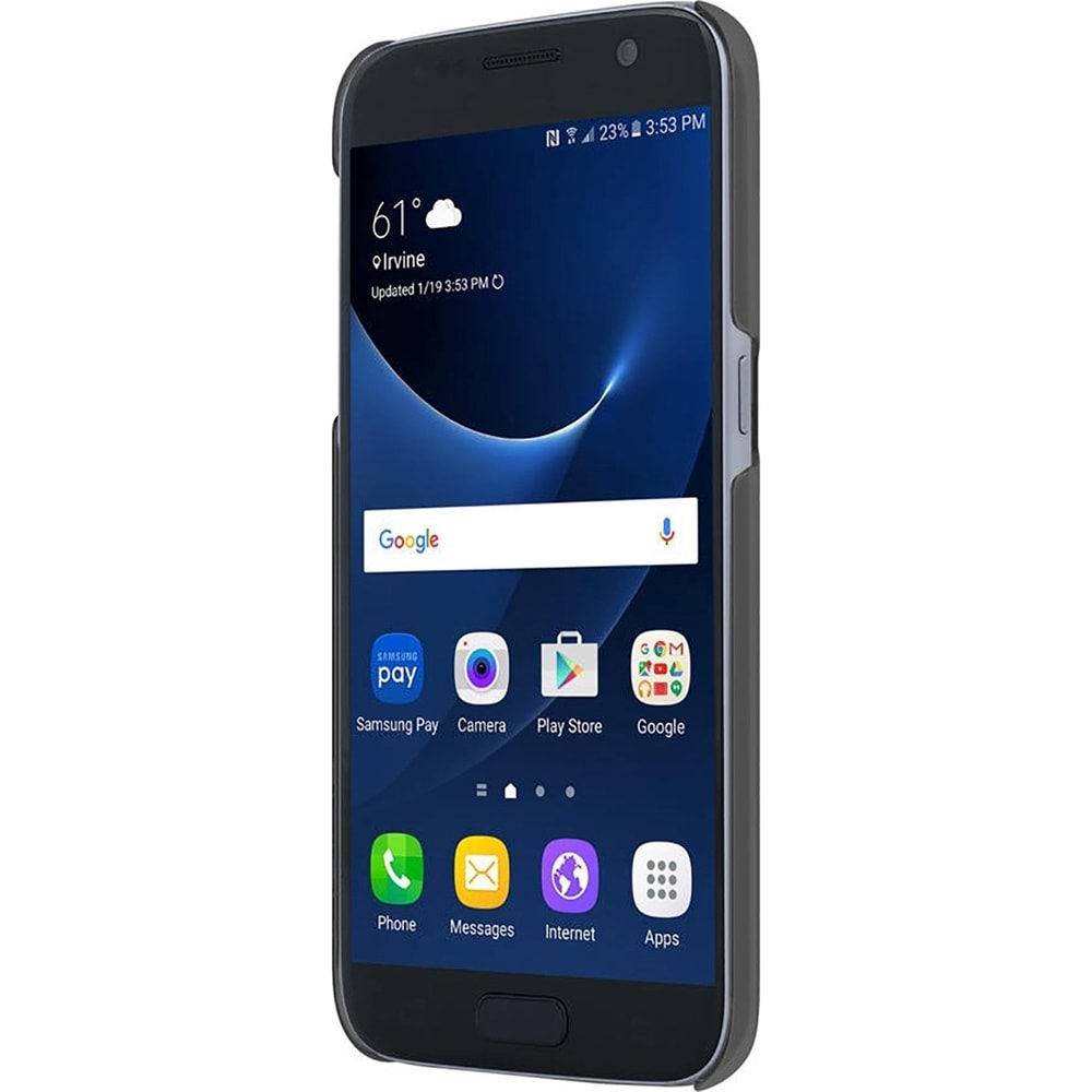 OUTLET Incıpıo Samsung Galaxy S7 Sert Kılıf - Füme (BU ÜRÜN OUTLETTİR)