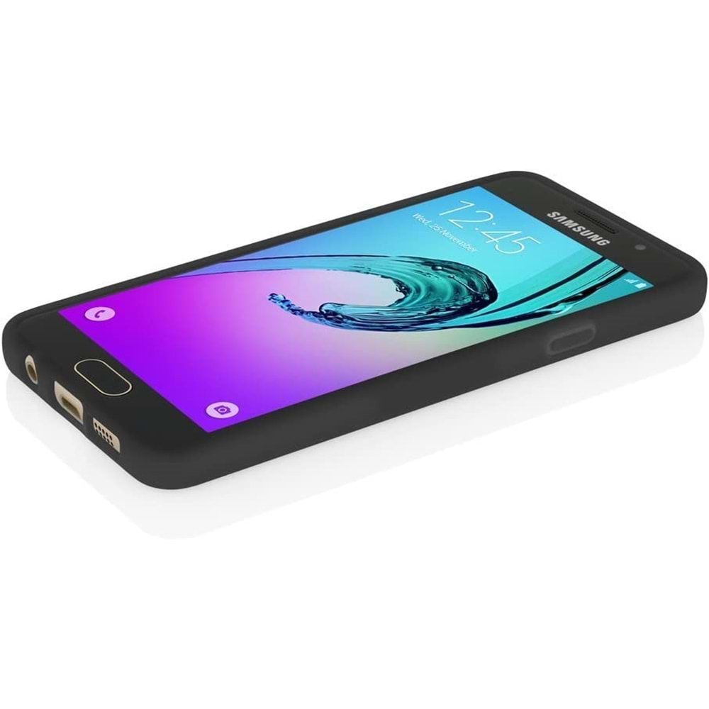 Samsung Galaxy A510F Galaxy A5 (2016) Kılıf Mat Silikon - Siyah (OUTLET)