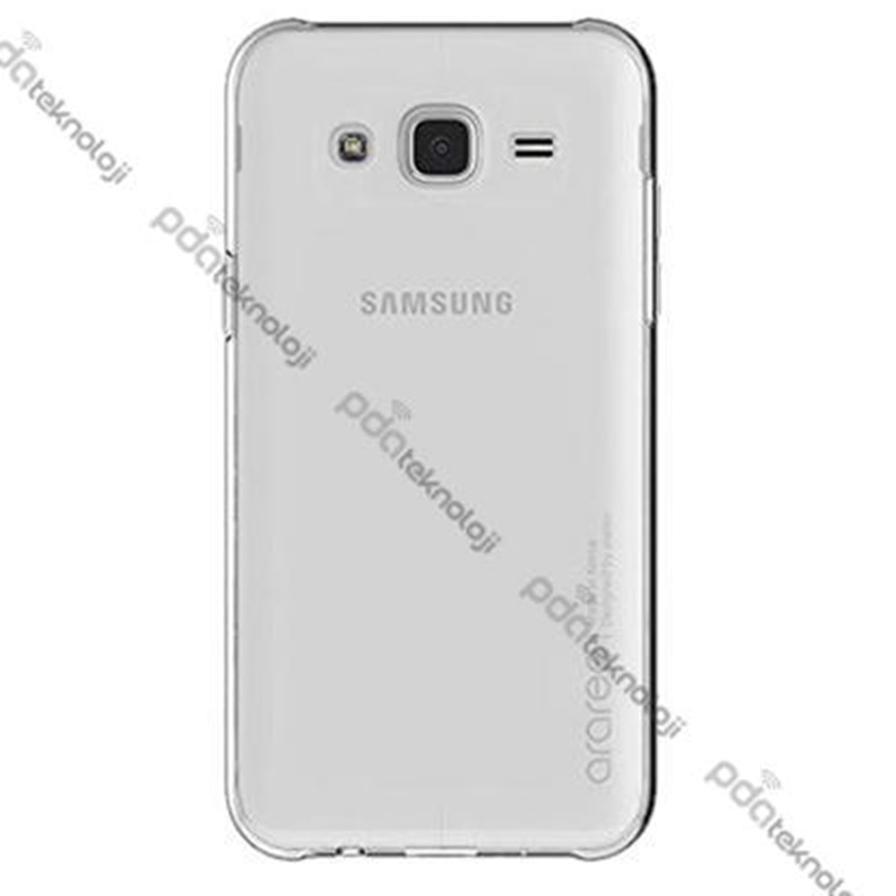 Samsung Galaxy J7 2015 (SM-J700) Araree Silikon Kılıf - Şeffaf