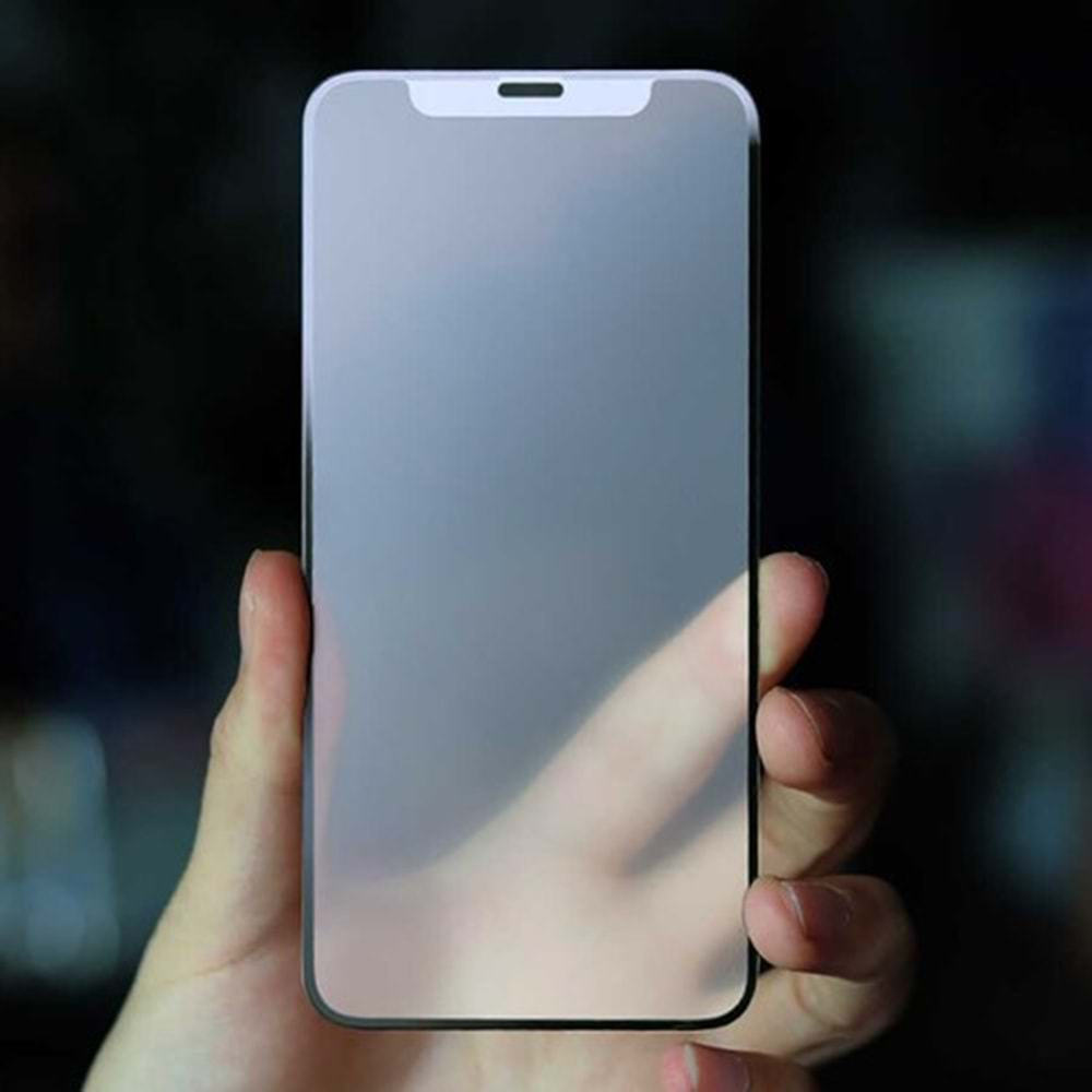 Apple iPhone 11 Pro Game Matte Glass Tam Kaplayan Ekran Koruyucu - Siyah