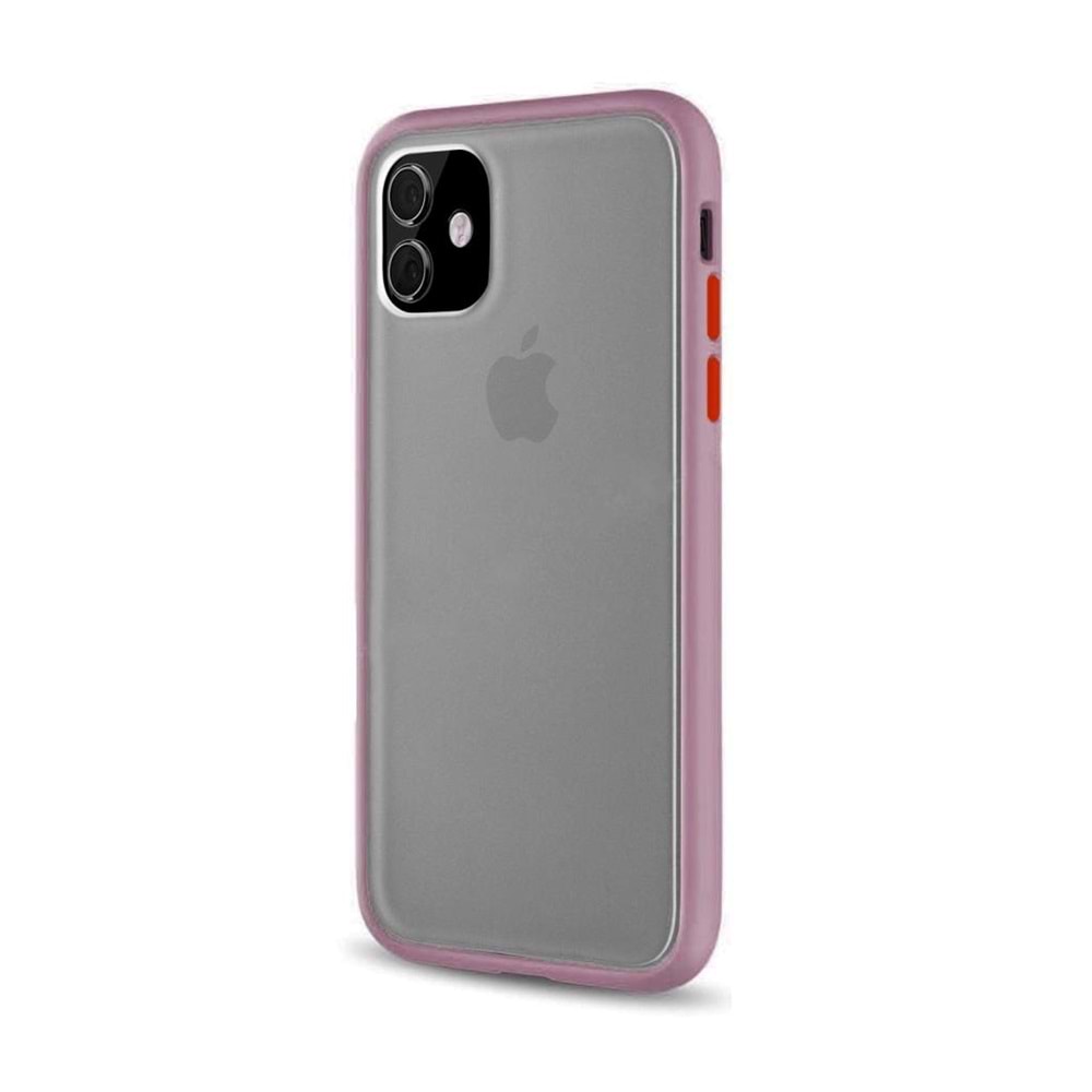 Keephone iPhone 11 Ultra Koruma Kılıf - Pembe