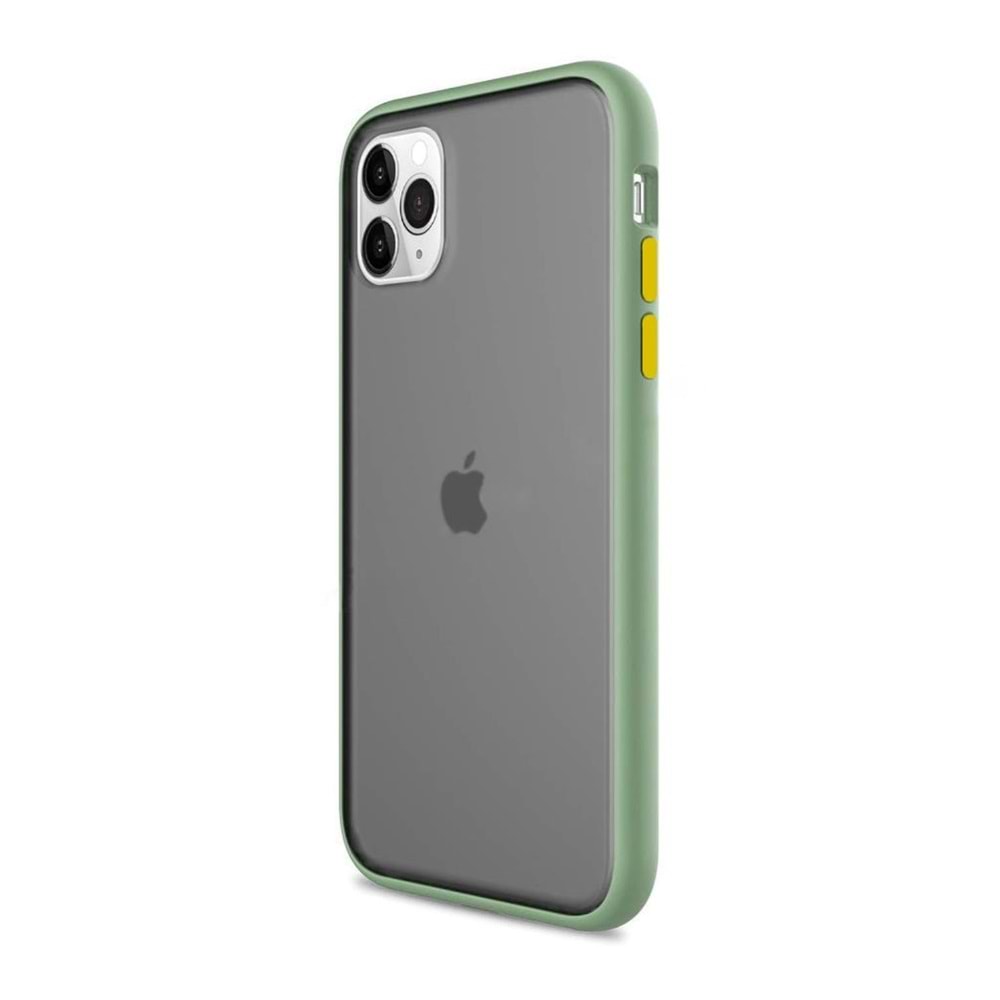 Keephone iPhone 11 Pro Max Ultra Koruma Kılıf - Yeşil