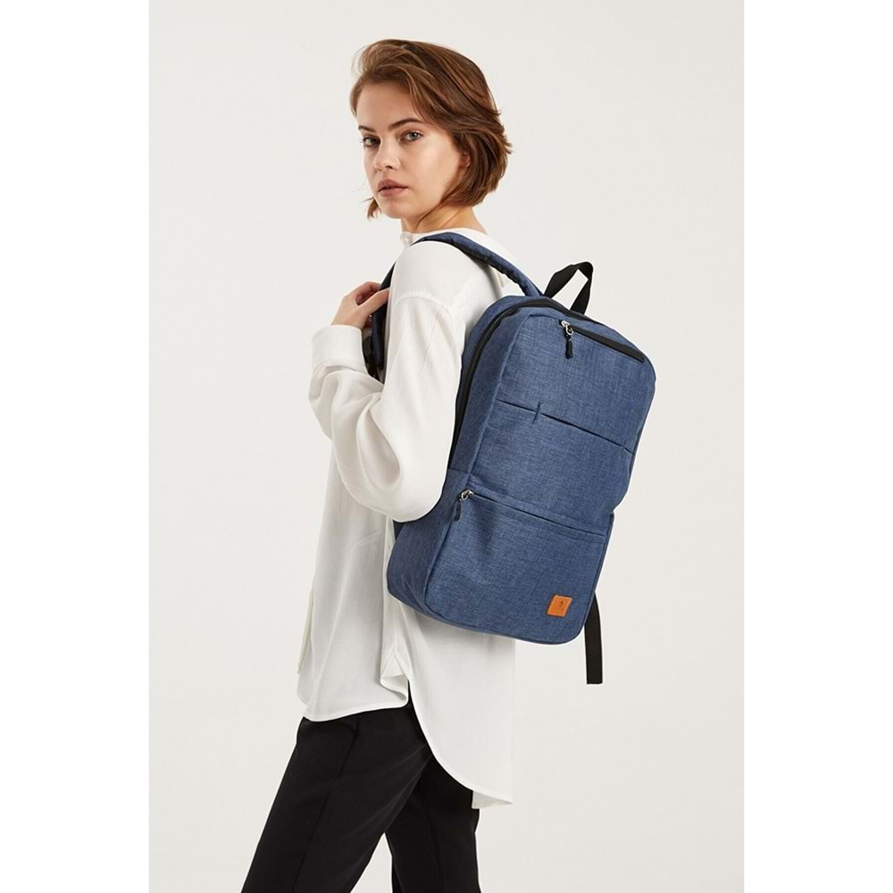 Aqua Di Polo Laptop Spor Çantası - Mavi