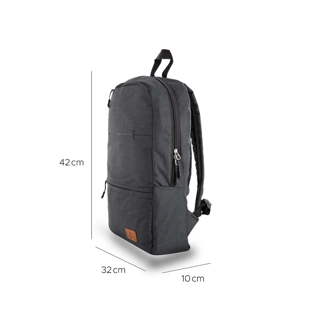 Aqua Di Polo Laptop Spor Çantası - Siyah