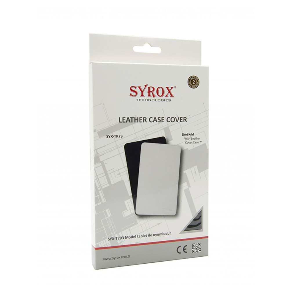 Syrox Deri 7'' Tablet Kılıf T703 - Siyah