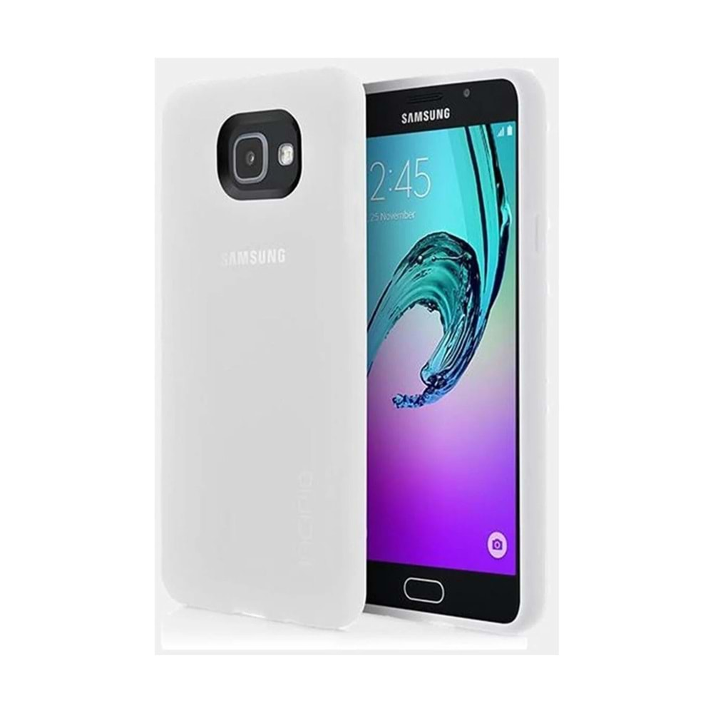 Samsung Galaxy A710F Galaxy A7 (2016) Kılıf Mat Silikon - Beyaz- (OUTLET)