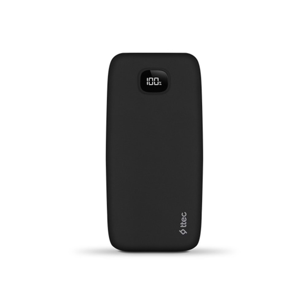 TTEC ChargeUp LCD 20000 mAh Taşınabilir Hızlı Şarj Aleti/Powerbank Siyah 2BB211S