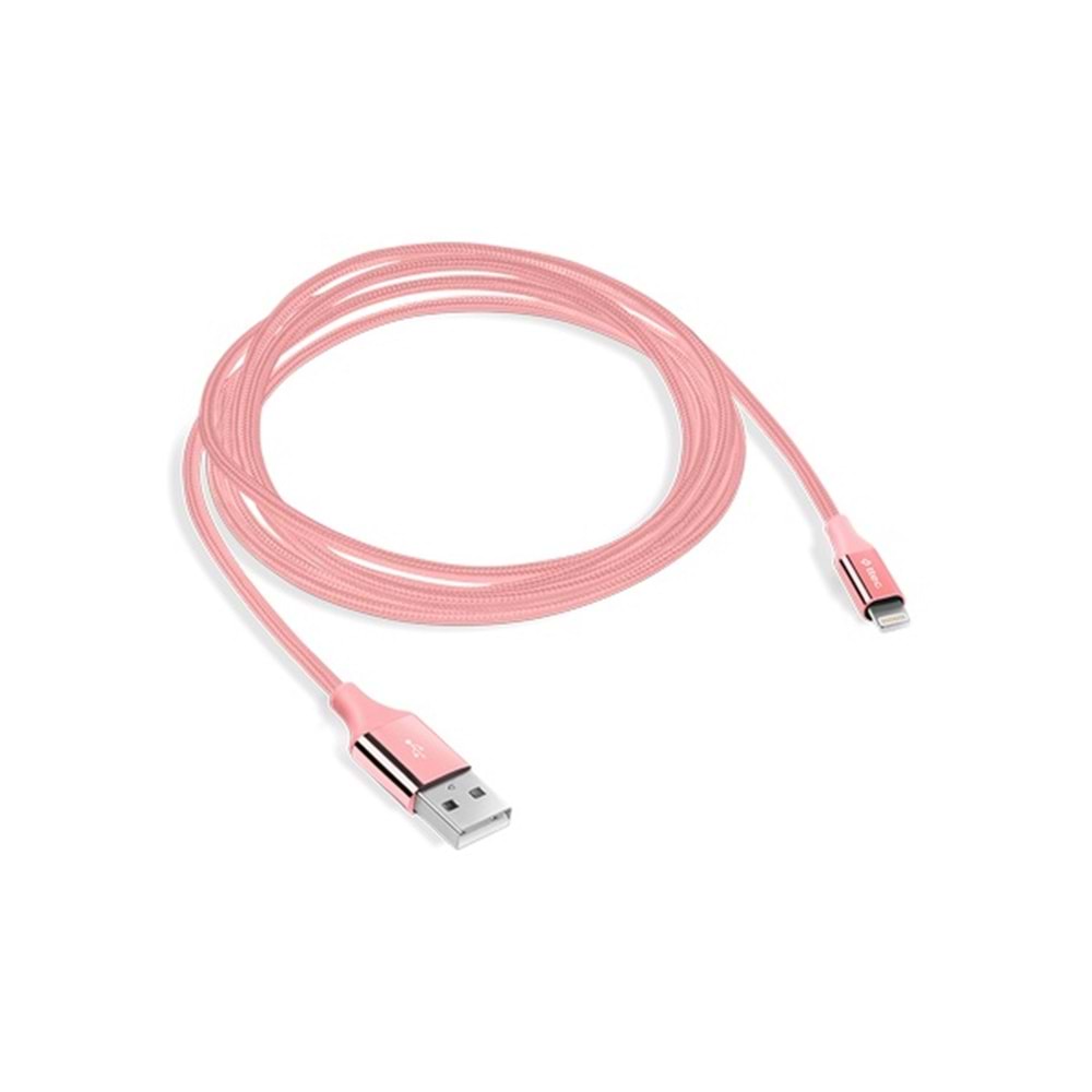 Ttec AlumiCable Lightning ile Uyumlu Kablo Rose Gold 1.2M - 2DK16RA