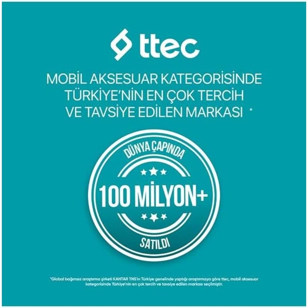 Ttec Rio 2 USB-C Stereo Mikrofonlu Kulakiçi Kulaklık Beyaz 2KMM14B