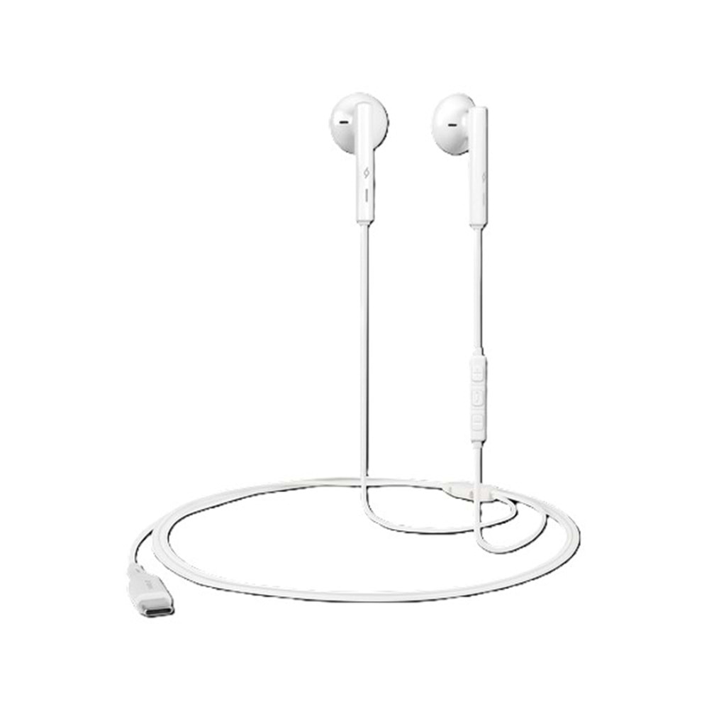 Ttec Rio 2 USB-C Stereo Mikrofonlu Kulakiçi Kulaklık Beyaz 2KMM14B
