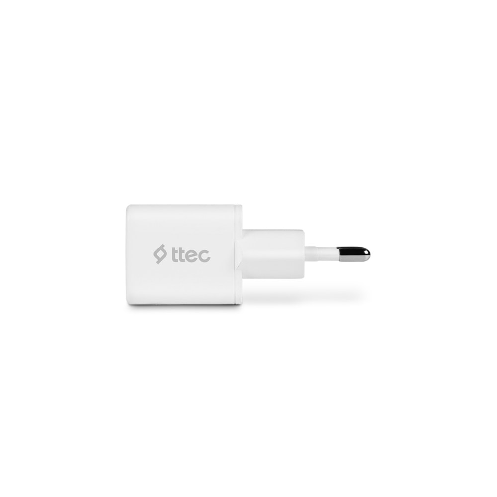 Ttec Smart Charger Pro PD 20W Şarj Aleti (Type-C Şarj Adaptörü ) Beyaz-2SCP01B