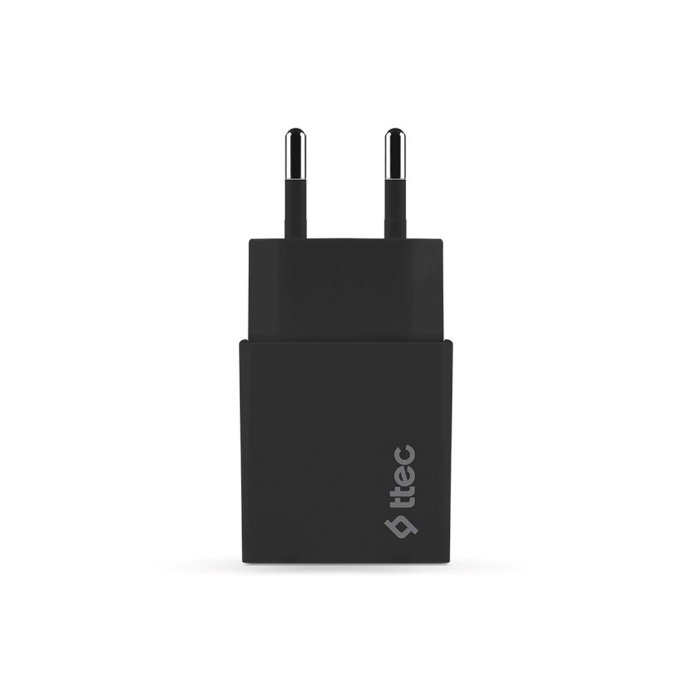 Ttec AkıllıŞarjCihazı Seyahat Şarj Aleti 2.1A + Micro USB Kablo Siyah - 2SCS20MS