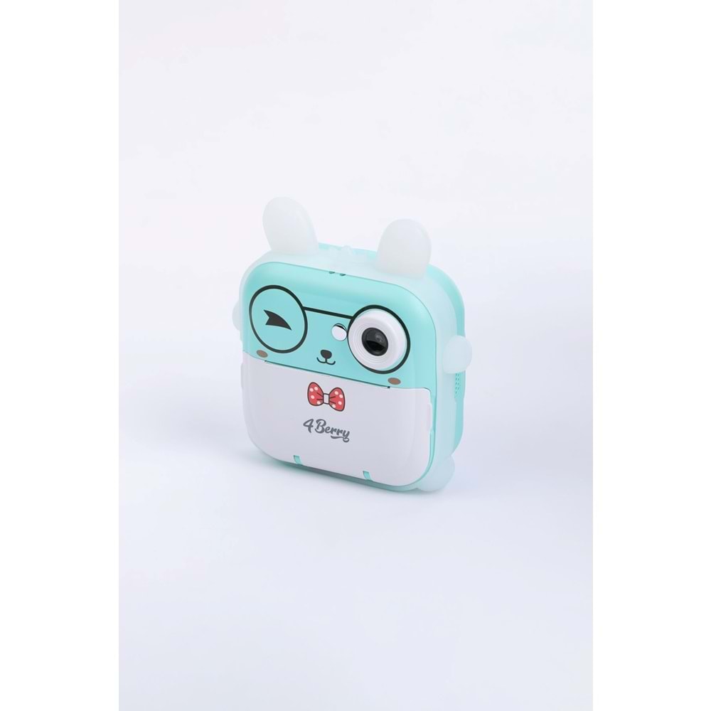 4Berry Anında Baskı Digital Çocuk Fotoğraf Makinesi Mavi
