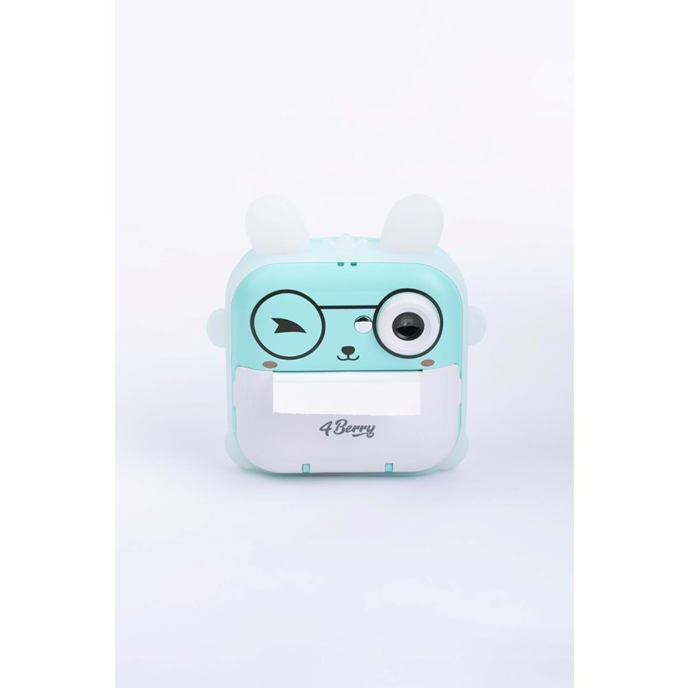 4Berry Anında Baskı Digital Çocuk Fotoğraf Makinesi Mavi