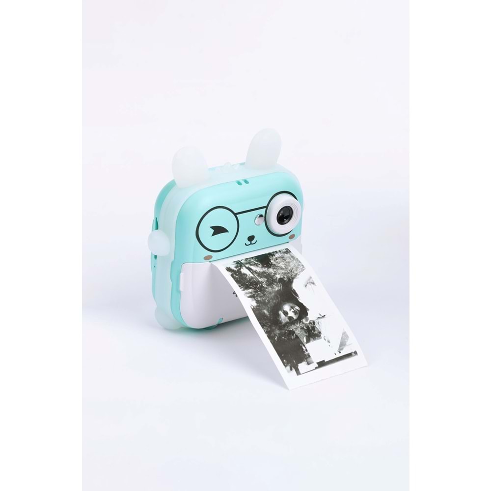 4Berry Anında Baskı Digital Çocuk Fotoğraf Makinesi Mavi