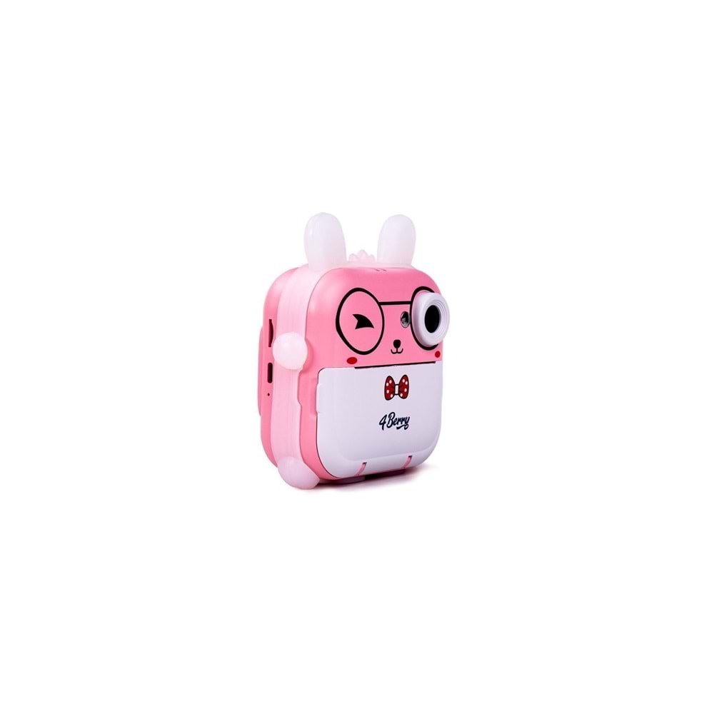 4Berry Anında Baskı Digital Çocuk Fotoğraf Makinesi Pembe