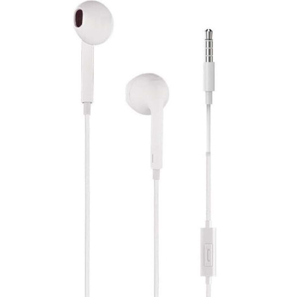 Ttec TAKS Kumandalı ve Mikrofonlu 3.5 mm Jack Girişli Kulakiçi Kulaklık Beyaz 5KMM124B (2 yıl Ttec Garantili)
