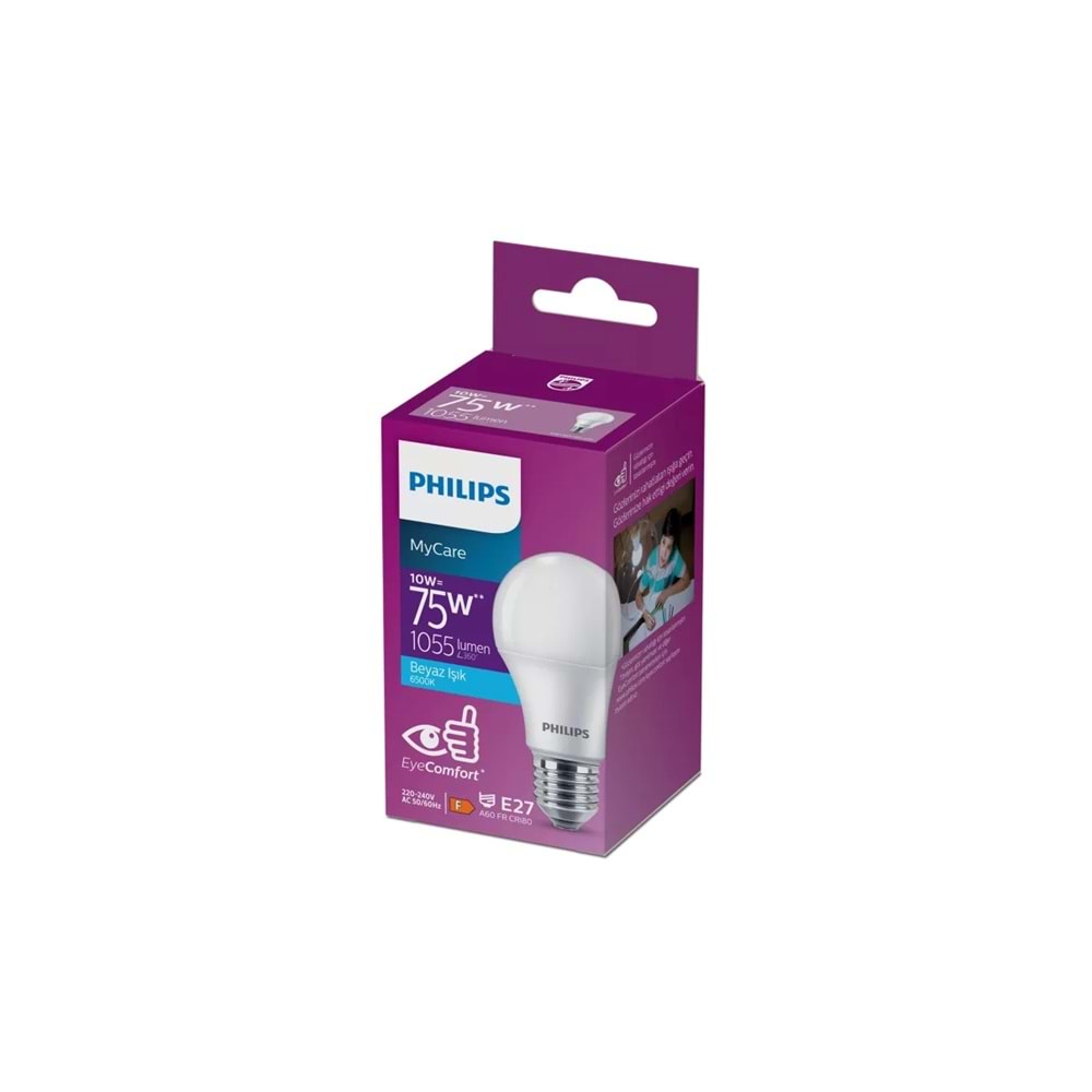 Philips LED 10W-75W Ampul 6500K Beyaz Işık 9290023067
