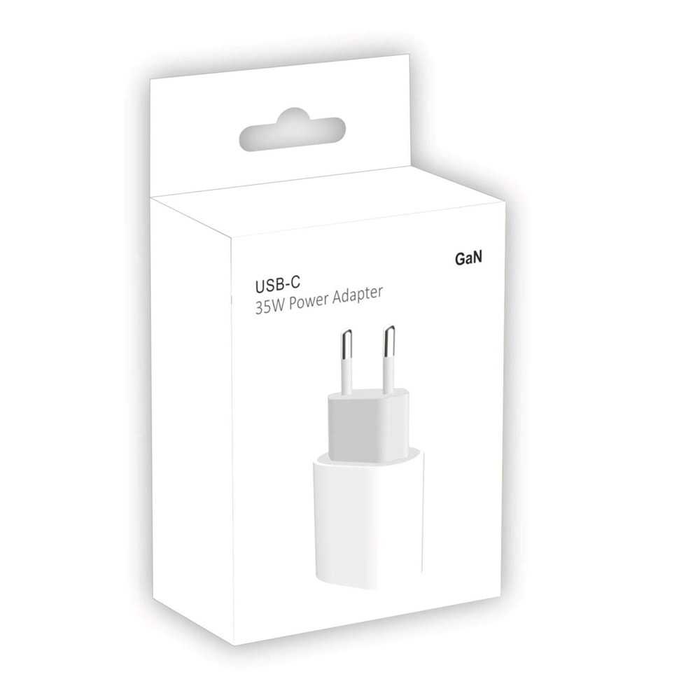 PDAteknoloji 35 watt Type-C PD Hızlı Şarj Başlık Adaptör GaN Teknolojisi (Yerli Üretim) A2335