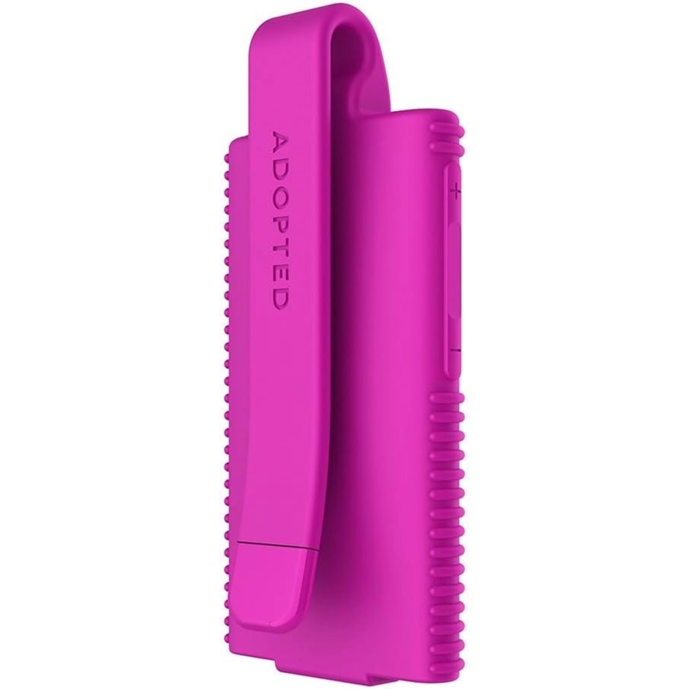 Adopted iPod Nano 7 Corduroy Clip Silikon Kılıf - Pembe ANA10103