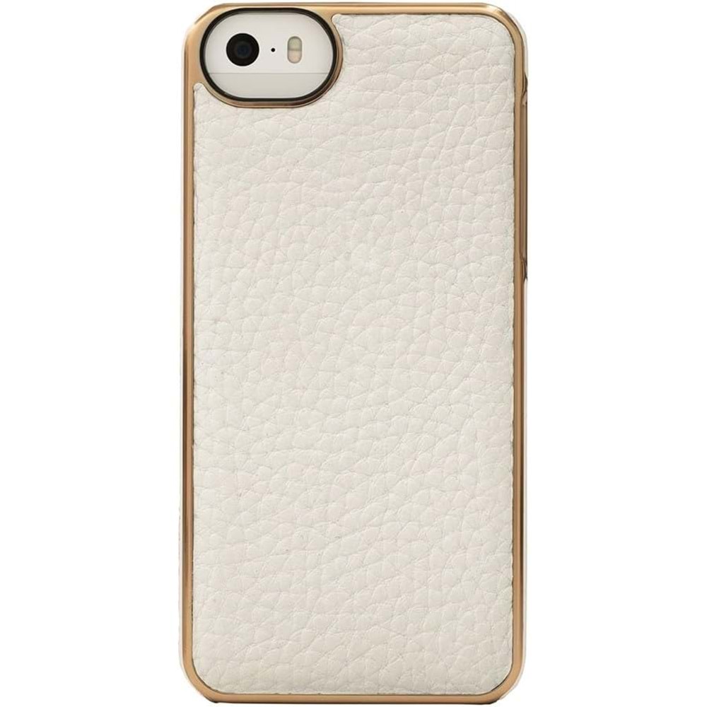 Adopted iPhone SE/5S/5 Deri Wrap Kılıf Beyaz - APH11149