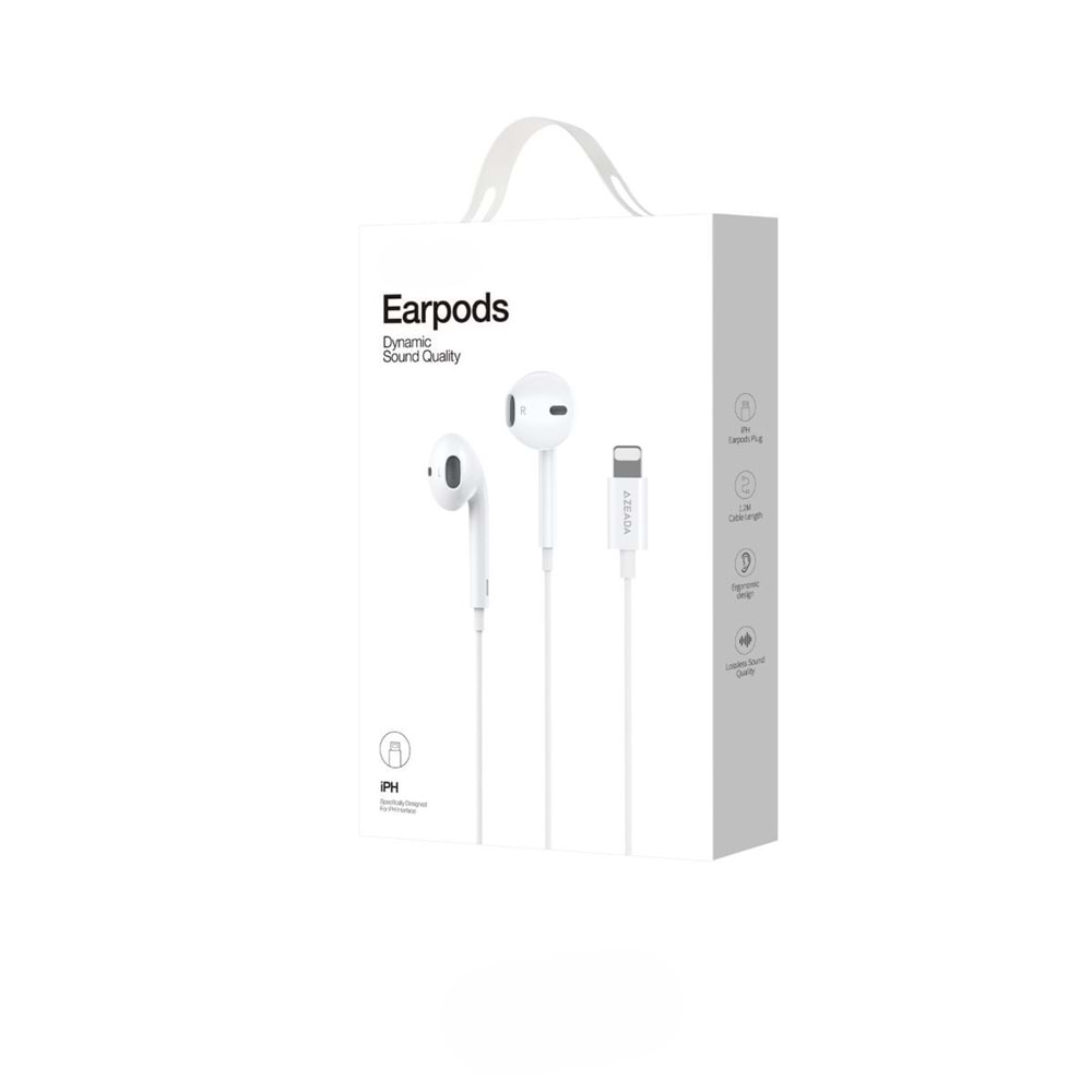 PDAteknoloji Lightning Girişli Kablolu Kulaklık AZ-E04 (Tak Çalıştır)