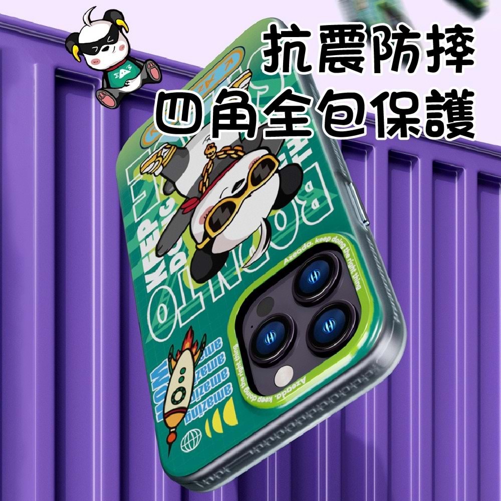 PDAteknoloji Azeada AZ-01 iPhone 15 ile Uyumlu Kılıf Yeşil