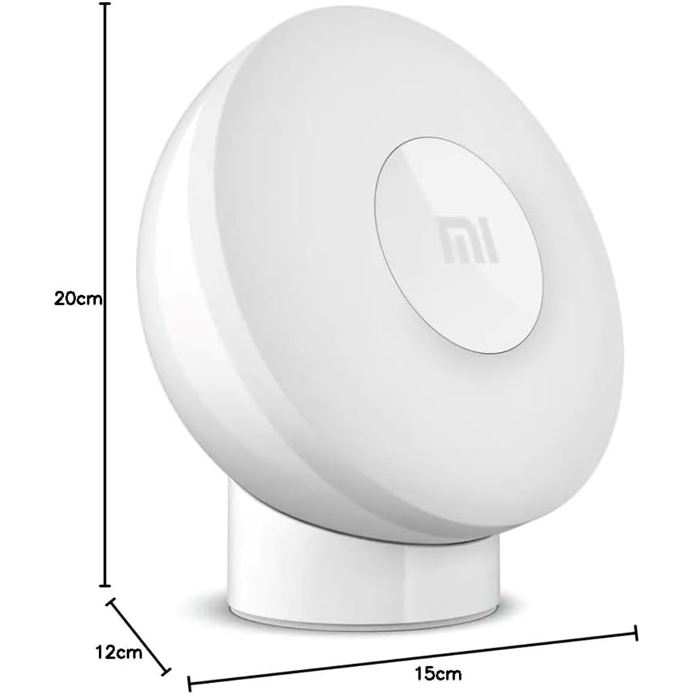 Xiaomi Mi Motion-Activated Night Light 2 gece lambası isteğe bağlı iOS/Android App bağlantısı (2800K, 2,5-25lm, Bluetooth, Hareket ve Parlaklık Sensör, 180 gün pil ömrü ) BHR5278GL