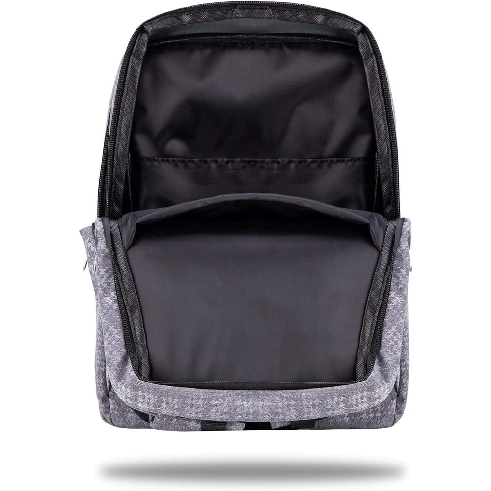 Classone Pro 15.6 inch uyumlu Su Geçirmez Kumaş Notebook Sırt Çantası-Gri BP-WTX406G