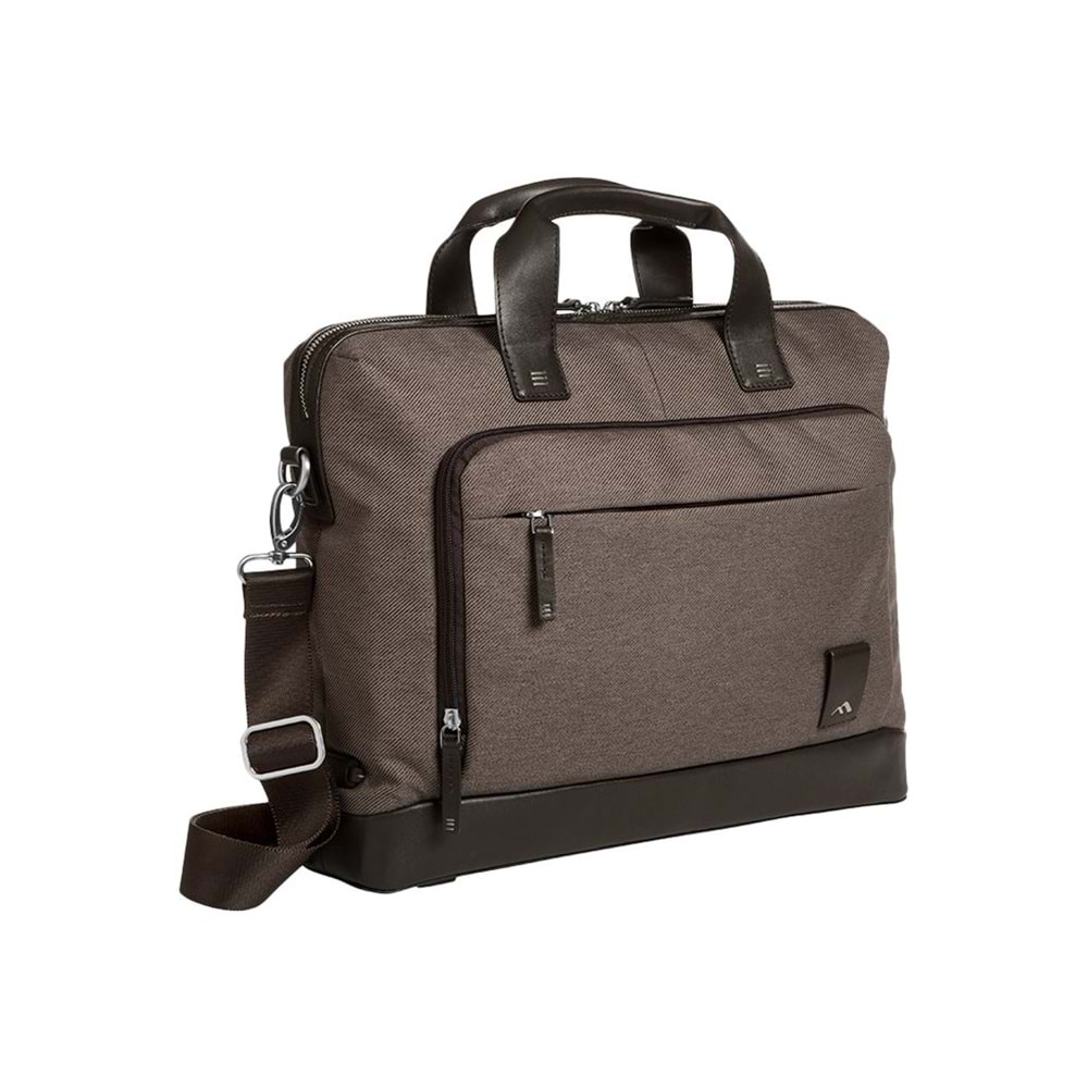 Brenthaven 15 inç Orjinal Medina Slim Brief Dizüstü Bilgisayar Çantası Kahverengi 2332