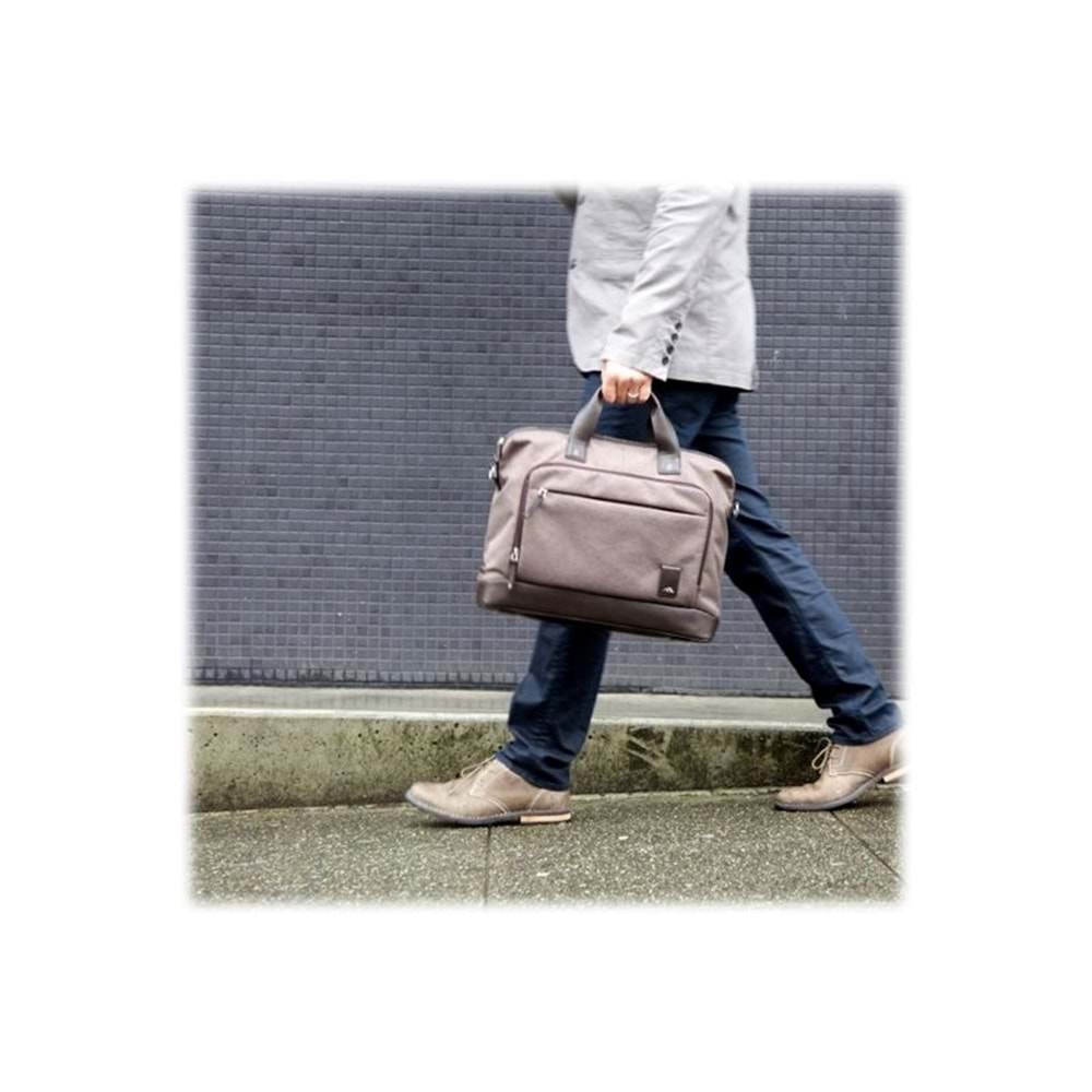 Brenthaven 15 inç Orjinal Medina Slim Brief Dizüstü Bilgisayar Çantası Kahverengi 2332