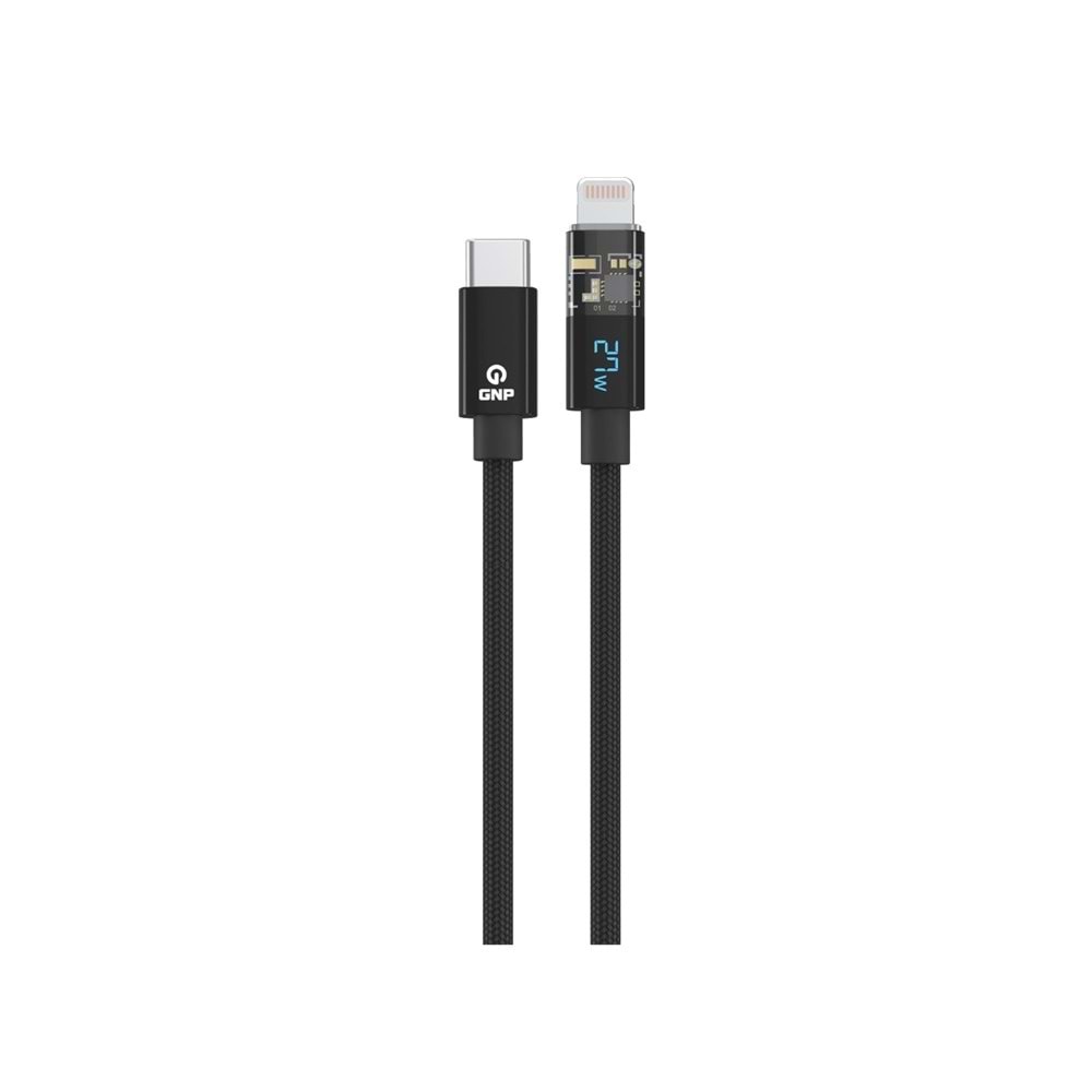 GNP 27W Type-C to Lightning Led Ekran Kablo 120cm (GENPA Garantili)