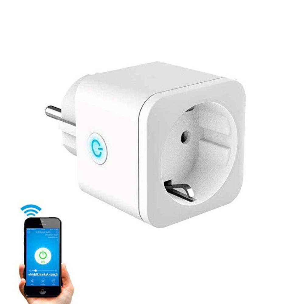 OUTLET Cata CT-4010 Wi-fi Bağlantılı Uzaktan Kumandalı Akıllı Priz 16 Amper OUTLET