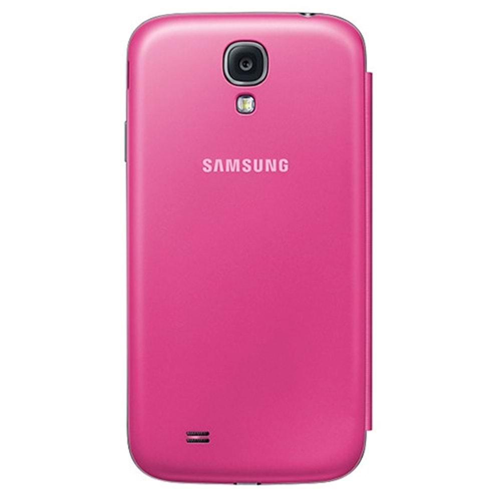 Samsung i9500 Galaxy S4 Orjinal S View Cover Kılıf - Pembe EF-CI950BPEGWW