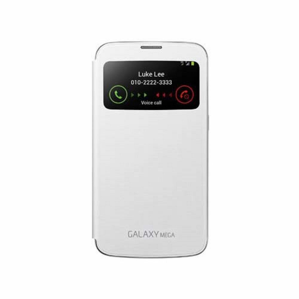 Samsung i9200 Galaxy Mega Orjinal S View Cover Kılıf - Beyaz EF-CI920BWEGWW