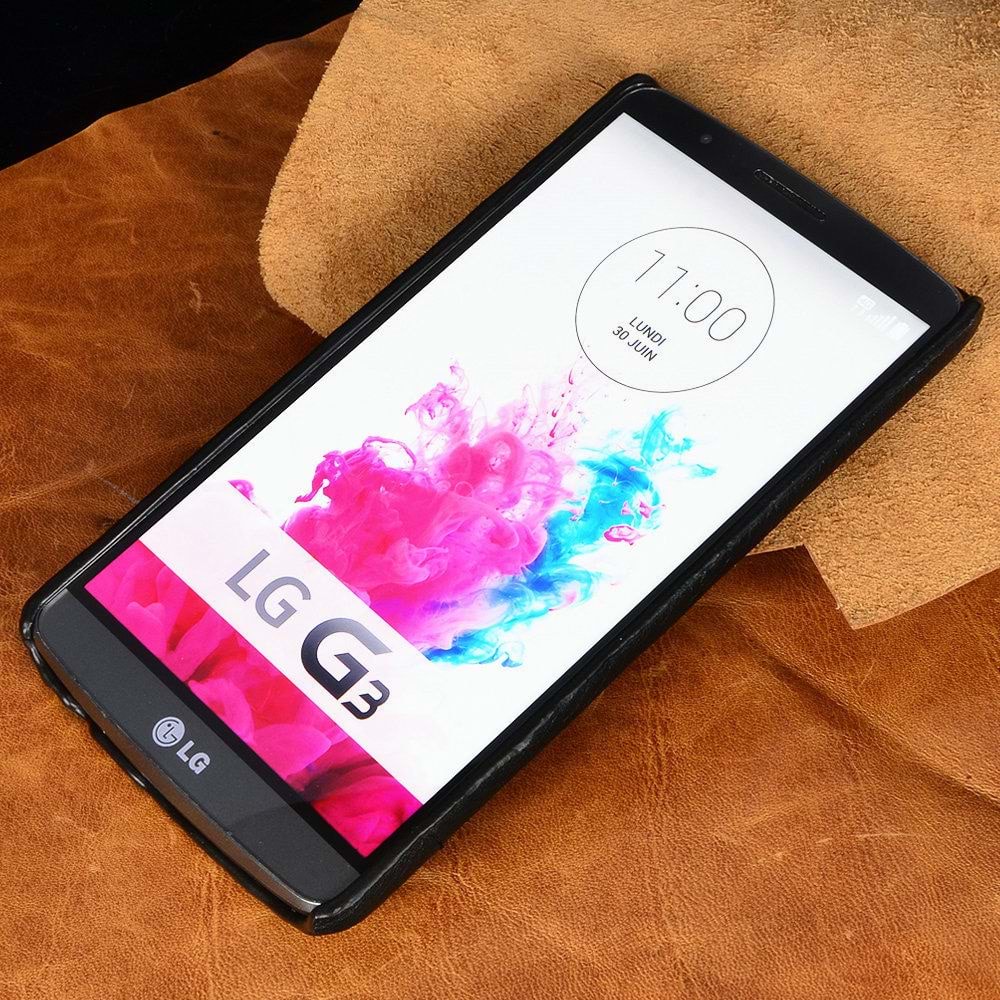 OUTLET Pierre Cardin LG G3 Arka Deri Kılıf -Siyah PCL-P03-LGG3 (BU ÜRÜN OUTLETTİR)