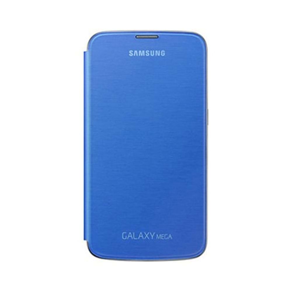 Samsung i9200 Galaxy Mega Flip Cover Orjinal Kılıf - Mavi EF-FI920BCEGWW